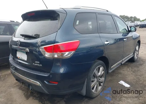 2014 Nissan Pathfinder Platinum from USA, damaged, VIN 5N1AR2MM2EC605206